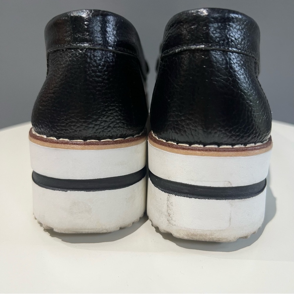 Versilia Black Moccasins upper leather memory foam insole true to size 7.5 - Picture 6 of 10
